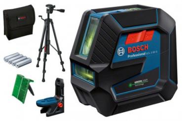 BOSCH Linienlaser GLL2-15 G mit BT150 Baustativ